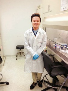 The beloved hood upon which I daringly cultured my cells!