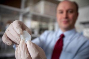 3D printed human ear.
