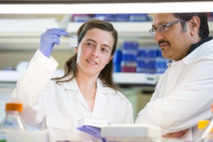 Deepak Lamba and his lab