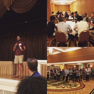 Bridges students participated in a networking pitch event about stem cell research.