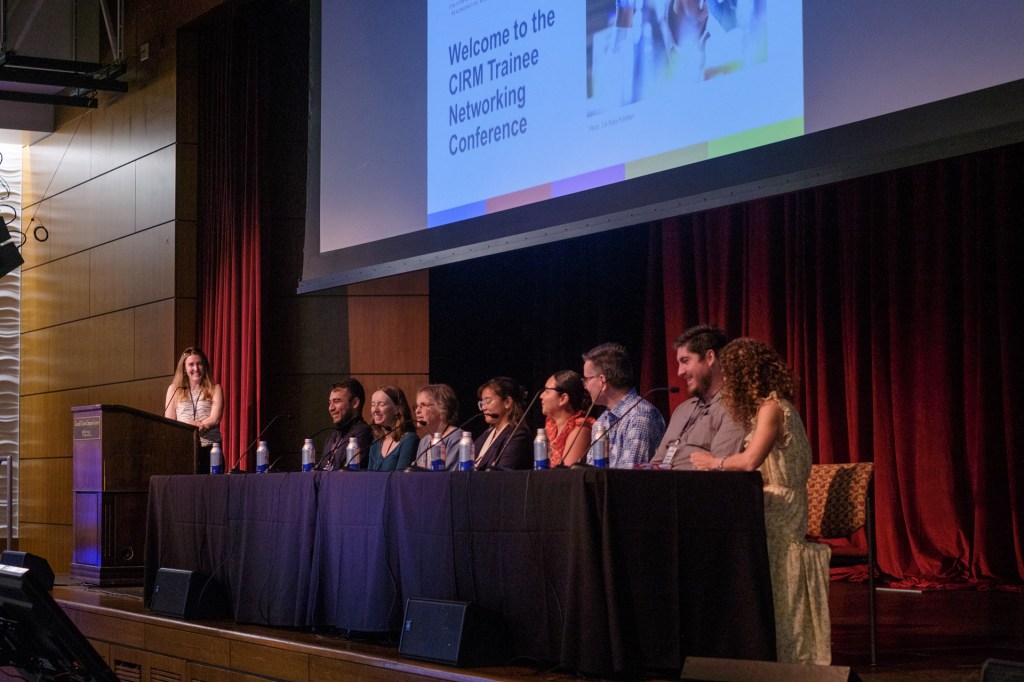Career development panelists speaking to their experiences in the different careers that regenerative medicine has to offer.