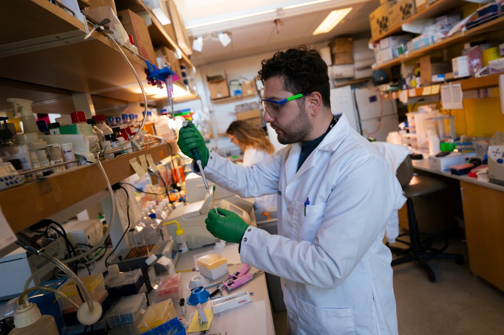A researcher at the Adler Lab at UC San Diego.